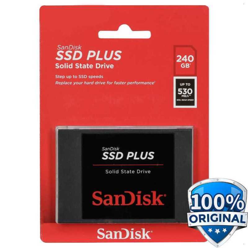 Jual Sandisk Ssd Plus 530mb/s 535mb/s Sata Iii Inch 480 GB Di