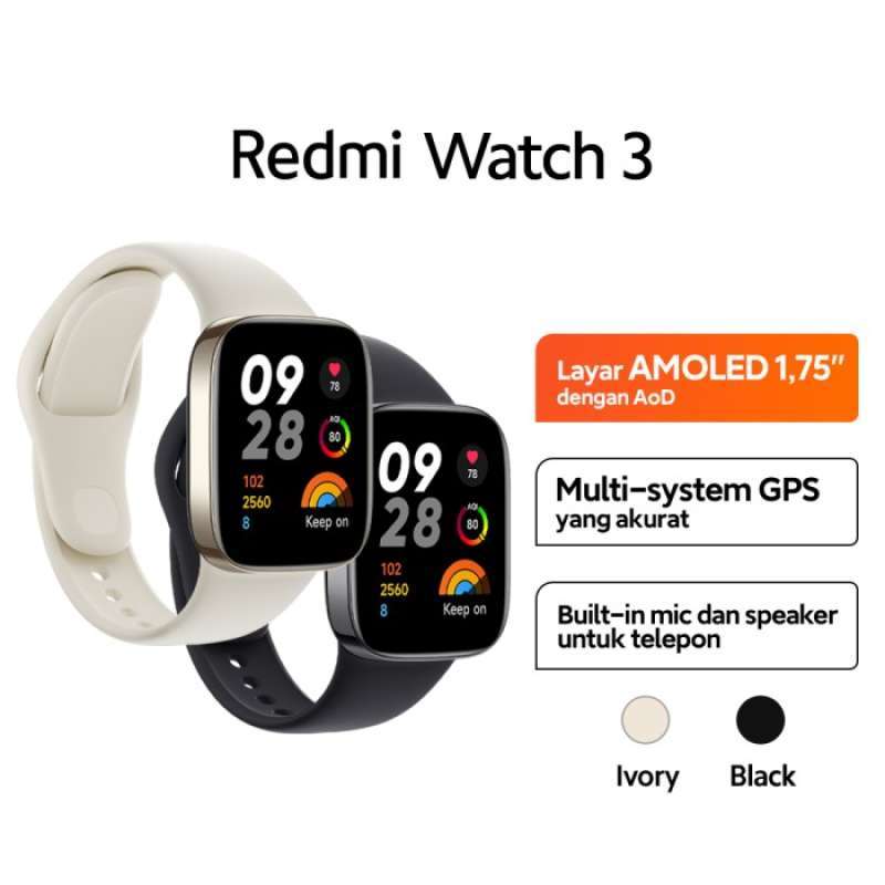 Jual Xiaomi Redmi Watch 3 Smartwatch 1.75 Amoled Di Seller Mba Ayu Tugu Selatan Kota Jakarta Utara Blibli