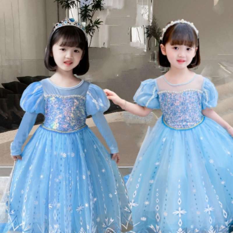 Dress frozen anak top