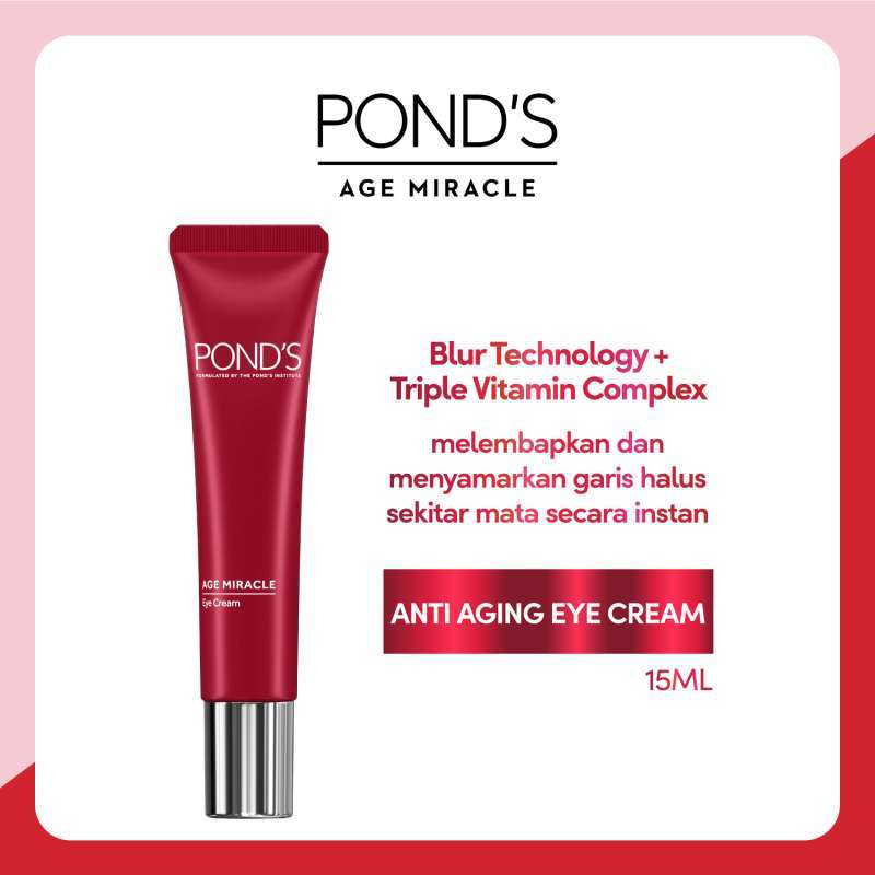 Promo Whs Pond's Age Miracle Eye Cream Jar [15 Ml] Diskon 30 Di