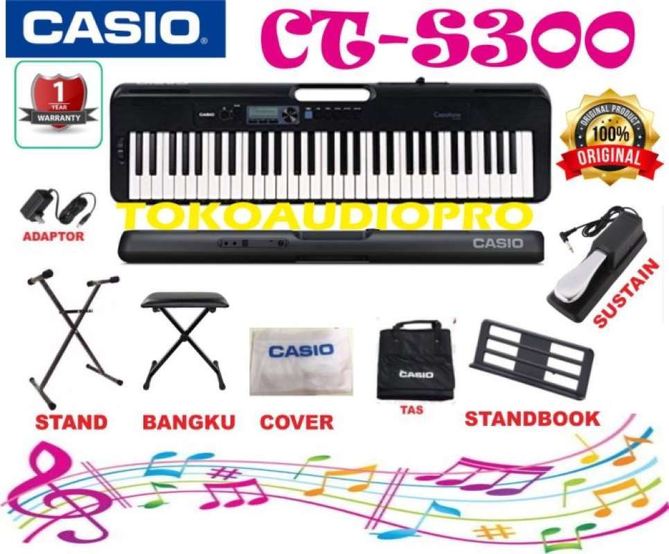 Jual Casio Ct s300 Cts300 Cts 300 Paket Keyboard Casiotone Di Seller Komputermu Store Tugu Selatan Kota Jakarta Utara Blibli