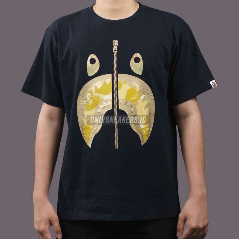 Bape Limited Edition Gold And White Shirt A BATHING APE 31ST APE