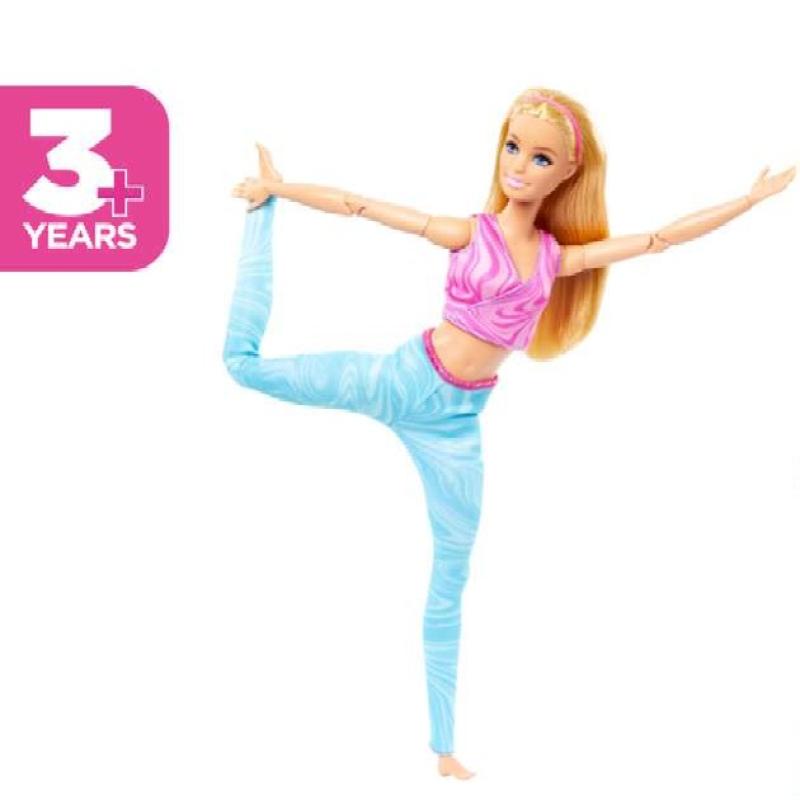 Jual Barbie Made To Move Blonde Doll With Removable Sport Top