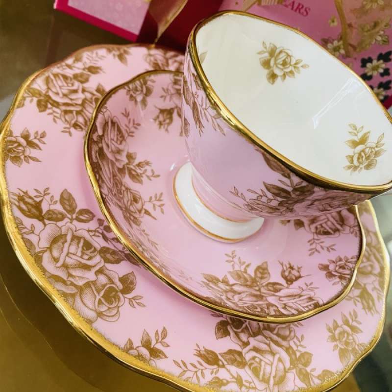 Jual Hampers Ribbon Tea Cup Saucer Plate Royal Albert Golden Rose 1960 Baru Di Seller Honey Market Kramat Kota Jakarta Pusat Blibli
