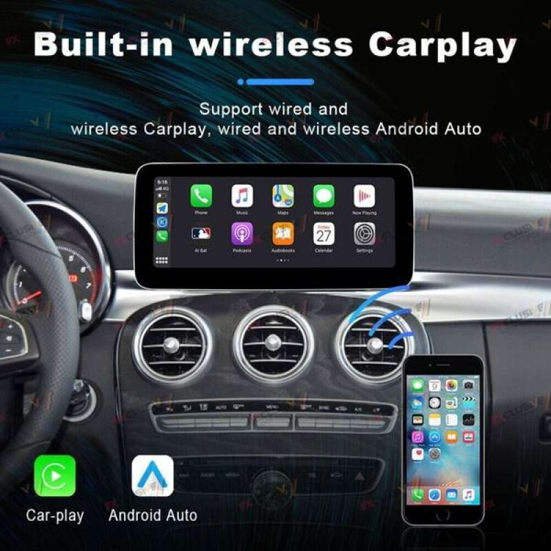 Jual Mercedes Glk X204 (09 - 15) New Headunit Wireless Apple Carplay ...