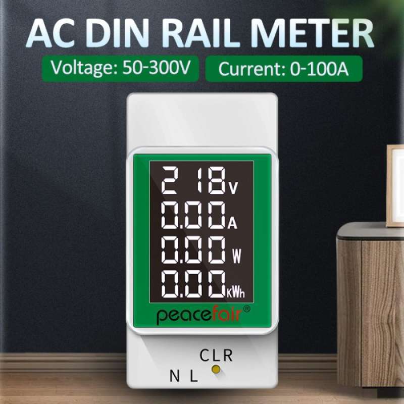 Voltage Ampere Meter, PZEM-026 AC 40-400 V 100A Dual Digital Voltage Ampere Paneelmeter Ampèremeter Voltmeter 110-220 V