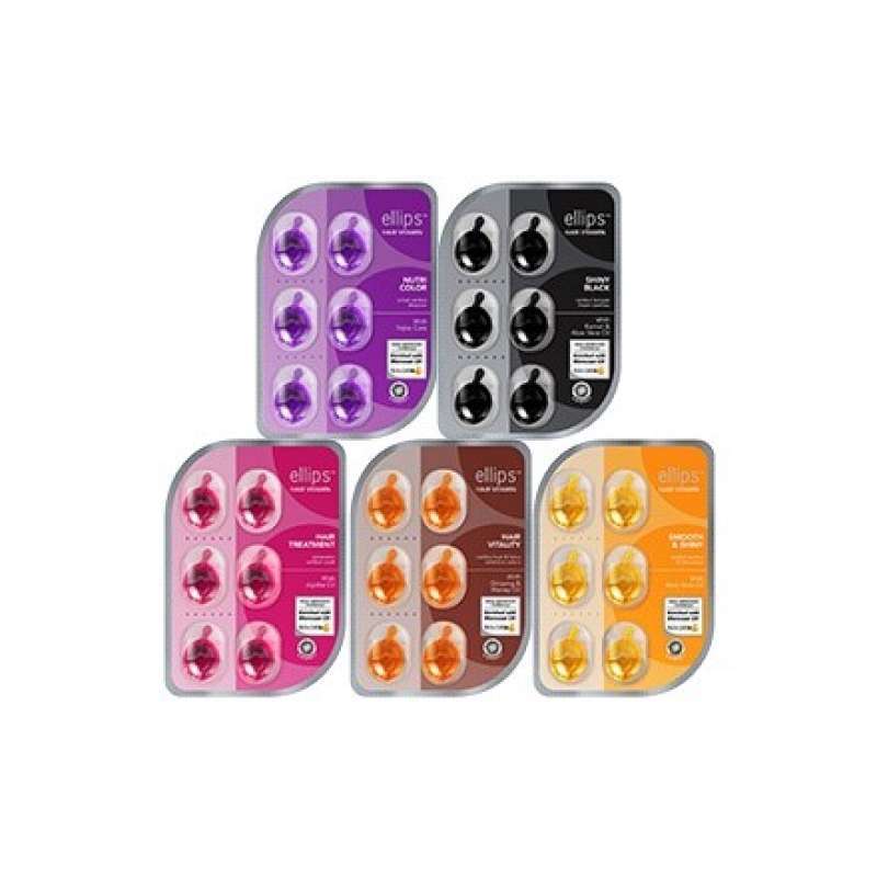 Jual Ellips Hair Vitamin Sachet Isi 5 Capsule - Smooth & Silky Di ...