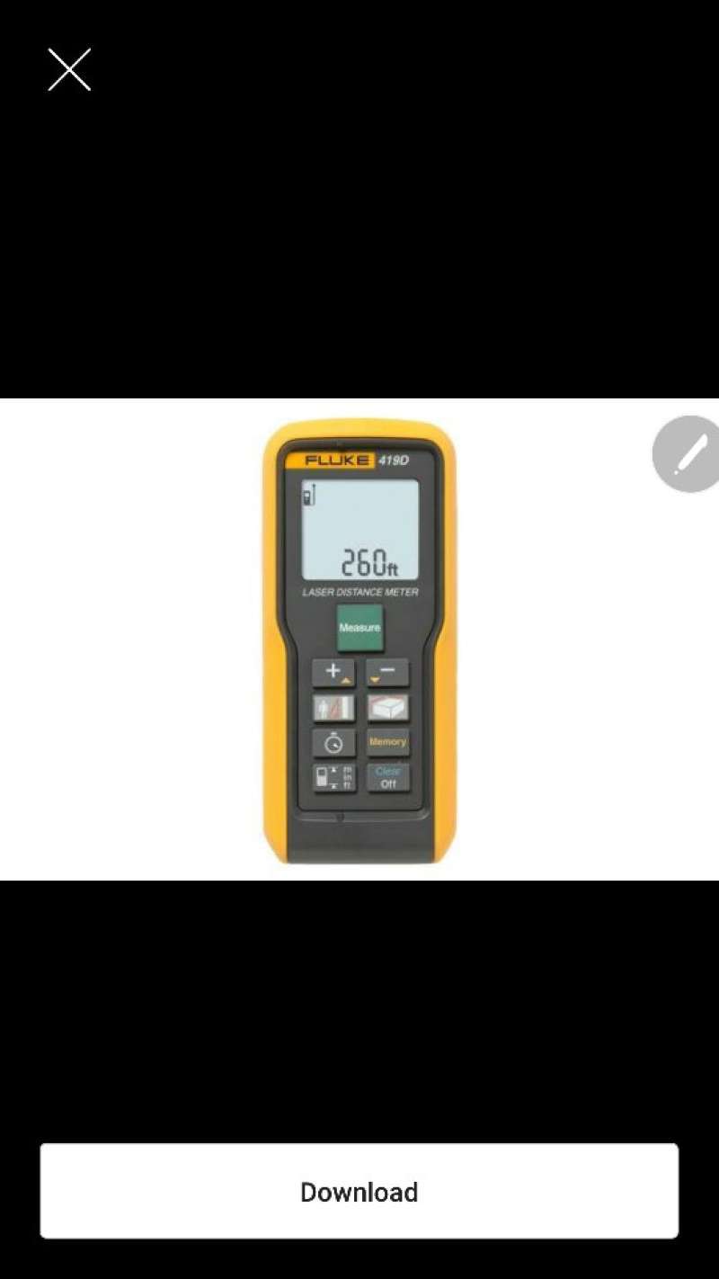 Promo Fluke 419d Laser Distance Meter 80m 80 Meter Range Asli Diskon 23 ...