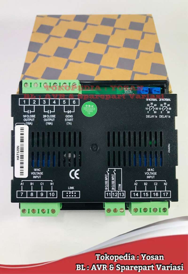 Ats Amf Module Promo Smartgen Hat520n / Hat 520 N Module Ats Amf Module Genset Panel ...