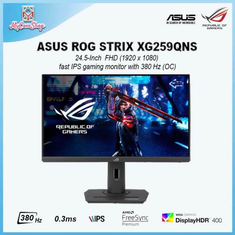 Jual Asus Rog Strix Xg259qn Gaming Monitor 25 Fhd 380hz Ips Di
