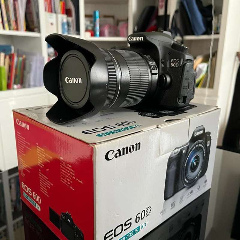 Jual Camera Canon Eos 60d Kit Efs 18-135 Is Body+kit Lens Efs 18-135 Di ...