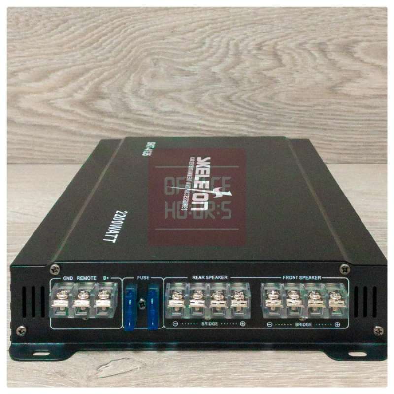 Promo Skeleton Power Amplifier 4 Channel Skt-4135 Black And Silver ...