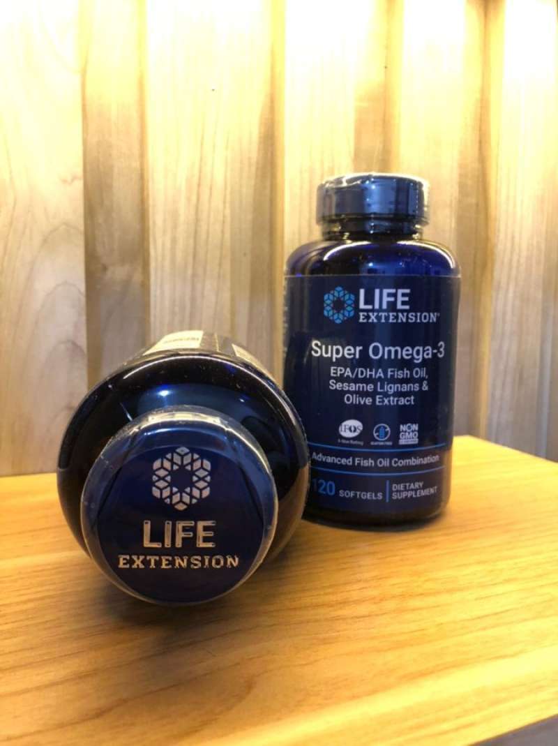Promo Life Extension Super Omega-3 Epa/dha Fish Oil 120 Softgel ...