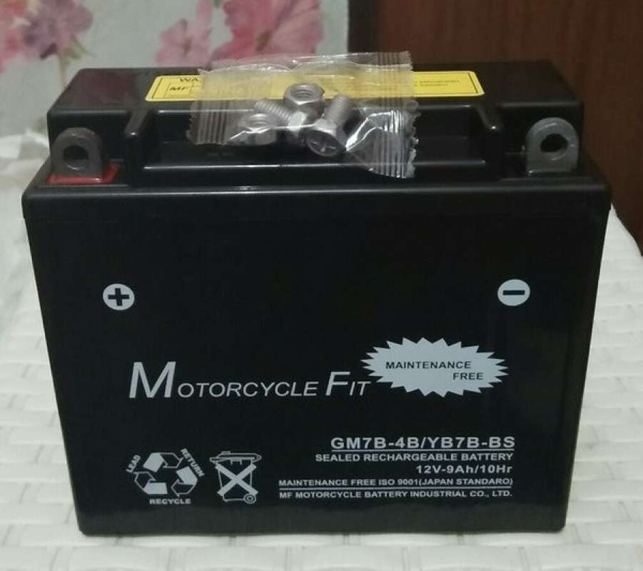 Promo Aki Motor Kering Nouvo Motorcycle Fit 9ah Gt7b-4b Diskon 20% Di