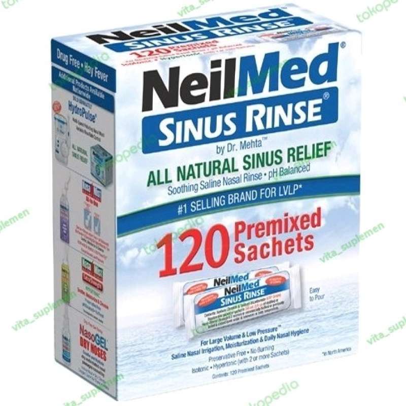 Promo Neilmed Sinus Rinse Premixed 120 Sachets Diskon 33% Di Seller ...