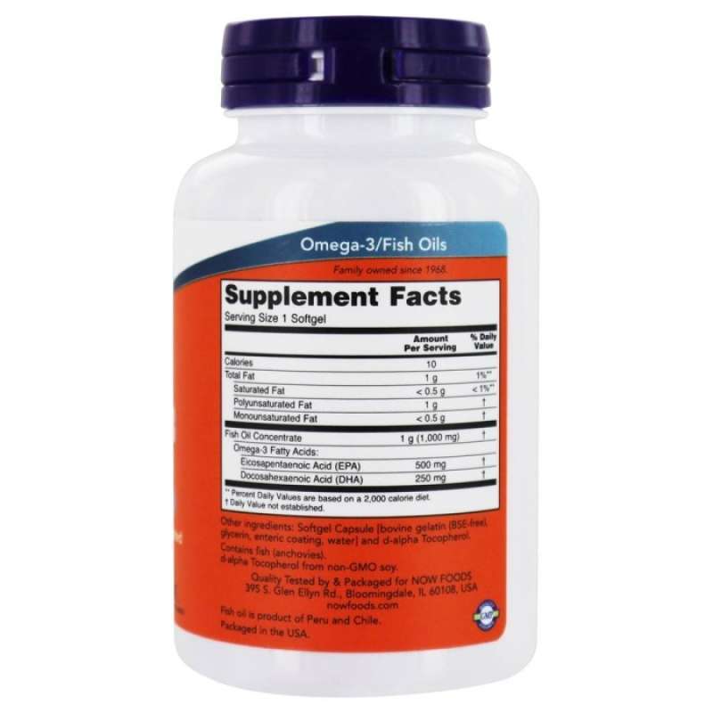 Promo Vitamin Ultra Omega 3 500 Epa 250 Dha Now 90 Softgel Diskon 33% ...