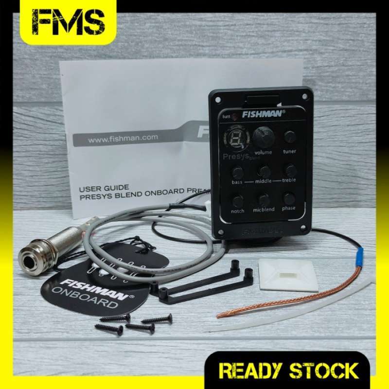 Promo Preamp Fishman Presys Blend Equalizer Gitar Akustik Elektrik
