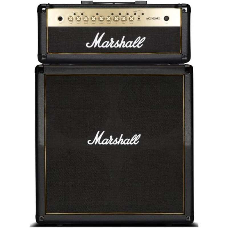 Promo Ampli Gitar Marshall Mg100hgfx 100w Head With Mg412ag 4x12 Cab