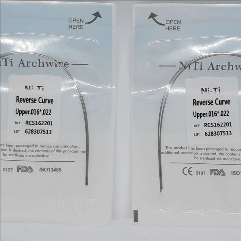 Promo Wire Reverse Curve/wire Rcs/wire Curve Of Spee 016x022 Niti U/l ...