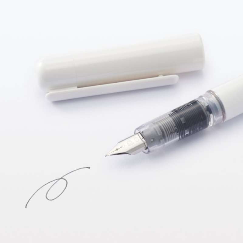 Promo Muji Polycarbonate Fountain Pen / Refill Catridge Bolpoint