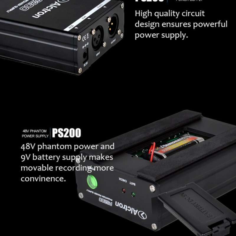 Promo Alctron Ps200 Phantom Power Supply For Condenser Diskon 23% Di ...