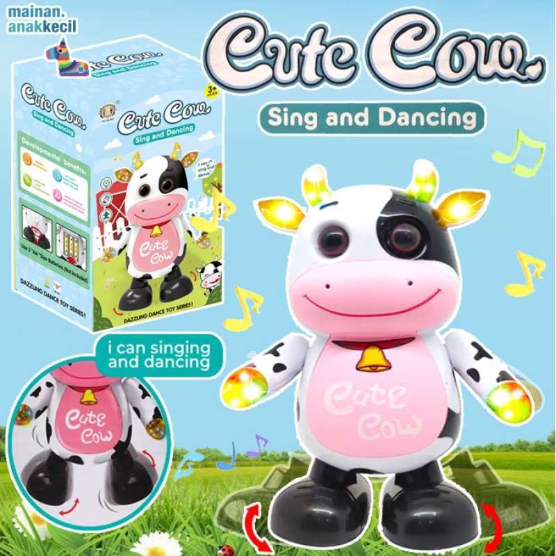 Mainan Sapi Promo Mainan Anak Animal Sapi Singing And Dancing Cute Cow With Musik ...