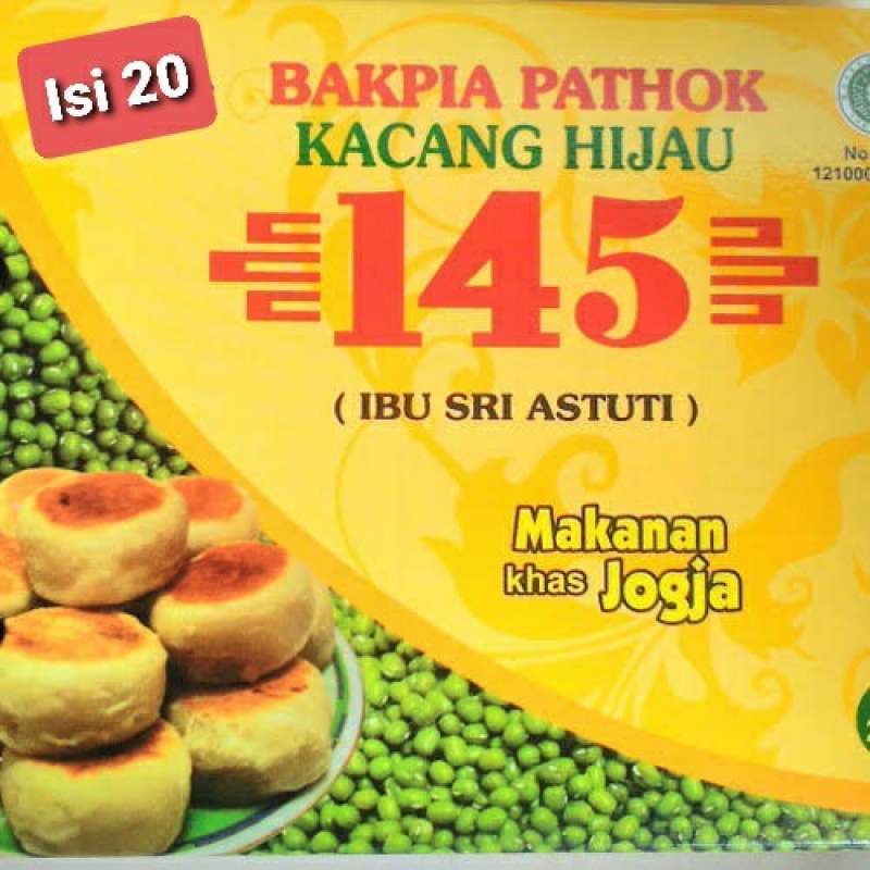 Jual Bakpia Pathok 145 Ibu Sri Astuti Khas Jogja Kumbu Hitam Di