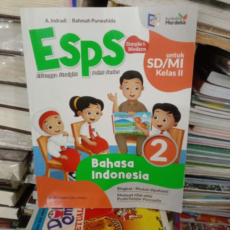 Jual Buku Esps Bahasa Indonesia Kelas 2 Sd Kurikulum Merdeka Erlangga ...