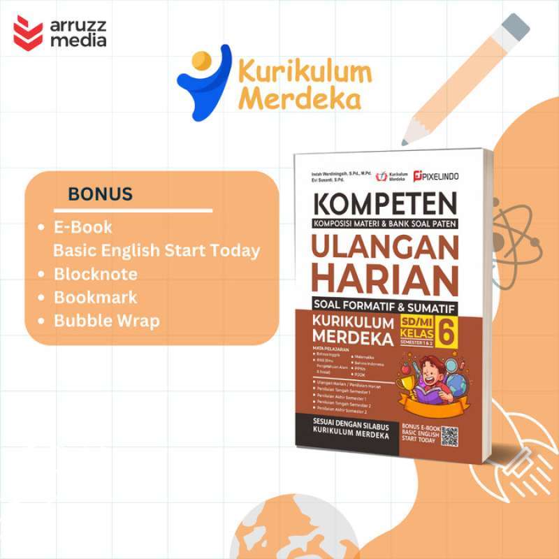 Jual Buku Kompeten Ulangan Harian Kurikulum Merdeka Kelas 6 Sd/mi Di ...