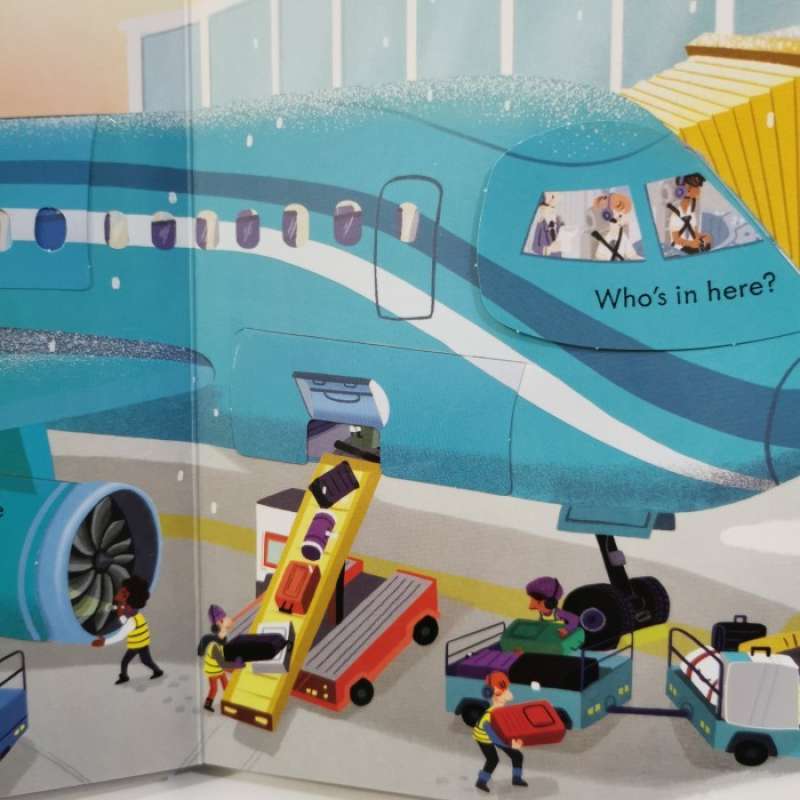 Jual Buku Usborne Peep Inside Plane Â€“ How A Plane Works Â€“ Peek ...