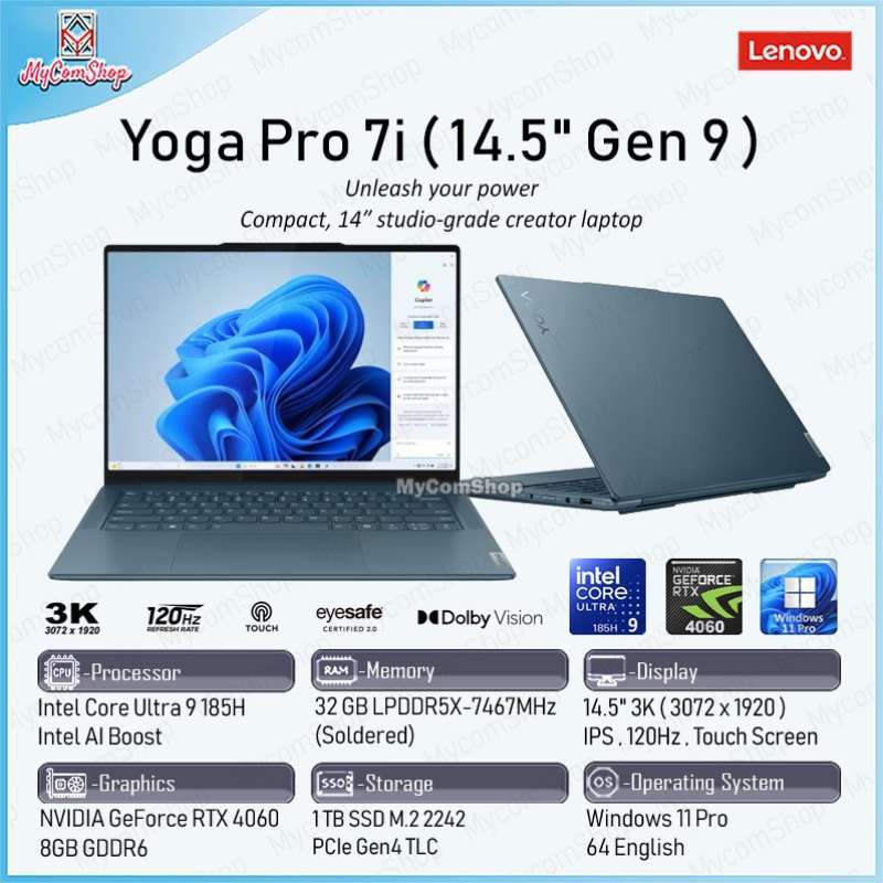 Lenovo Yoga Pro 7i Gen9 メモリ32G RTX4050 LENOVO YOGA PRO 7I GEN 9