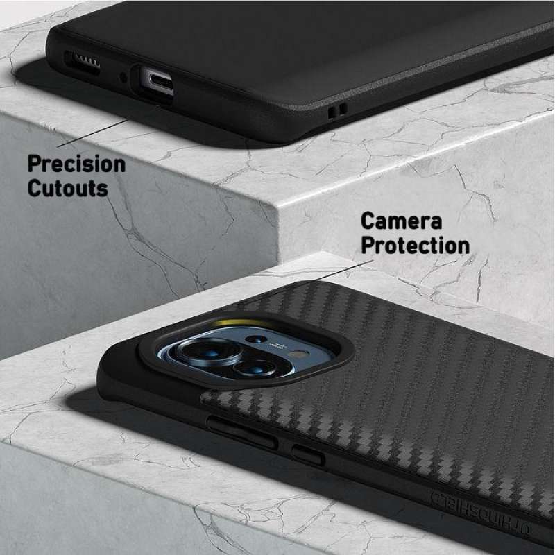 Case Xiaomi Mi 11 RhinoShield Solidsuit Anti Crack Carbon Hybrid Casing