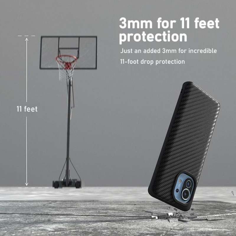Case Xiaomi Mi 11 RhinoShield Solidsuit Anti Crack Carbon Hybrid Casing