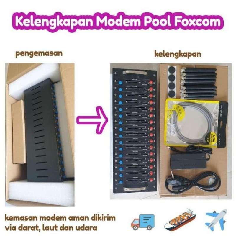 Maintenance Modem Pool Jual Modem | Modem Pool Foxcom 16 Port Sms Gateway Modempoll Mesin ...
