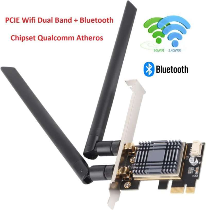 Jual Pcie Wifi Bluetooth Atheros Network Wireless Card Adapter