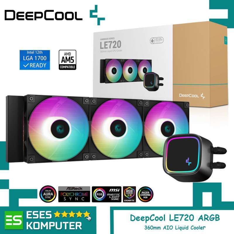 Jual Aio Deepcool Le720 Argb 360mm High Performance Liquid Cpu Cooler ...