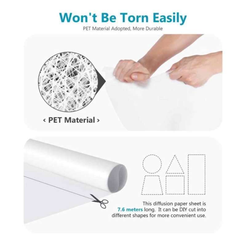 Jual Kain Diffuser Photography Diffusion Sheet Light Filter Rollable ...