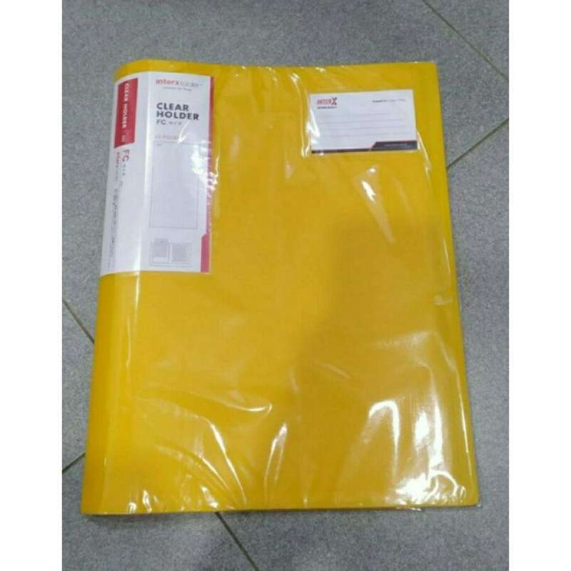 Jual Map Clear Holder Display Book F4 Isi 60 Pocket Inter X Map Dokumen ...