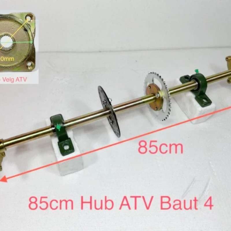 Jual As Roda Belakang 85 Cm Atv Buggy Mini Jeep Drift Trike Gokart ...