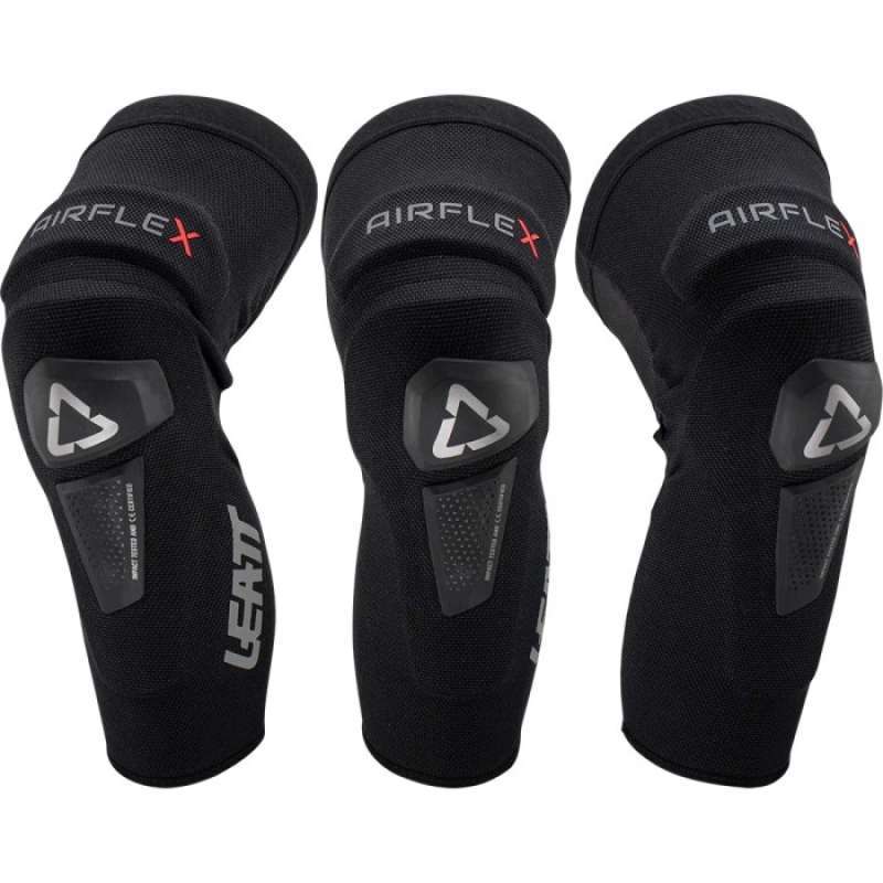 Genouillères Leatt Enduro – Taille L, Noir, Neuves (petits Défauts Possibles), Pour Moto Enduro