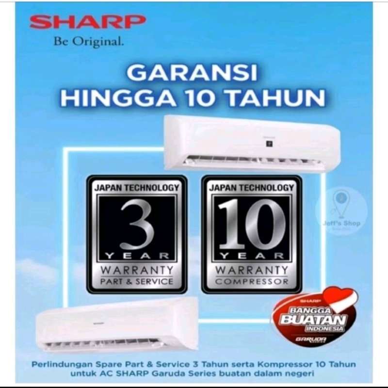 Jual Sharp Ac Split Inverter J-tech [ 0,5 Pk ] Ah-x6bey - Unit Only Di ...
