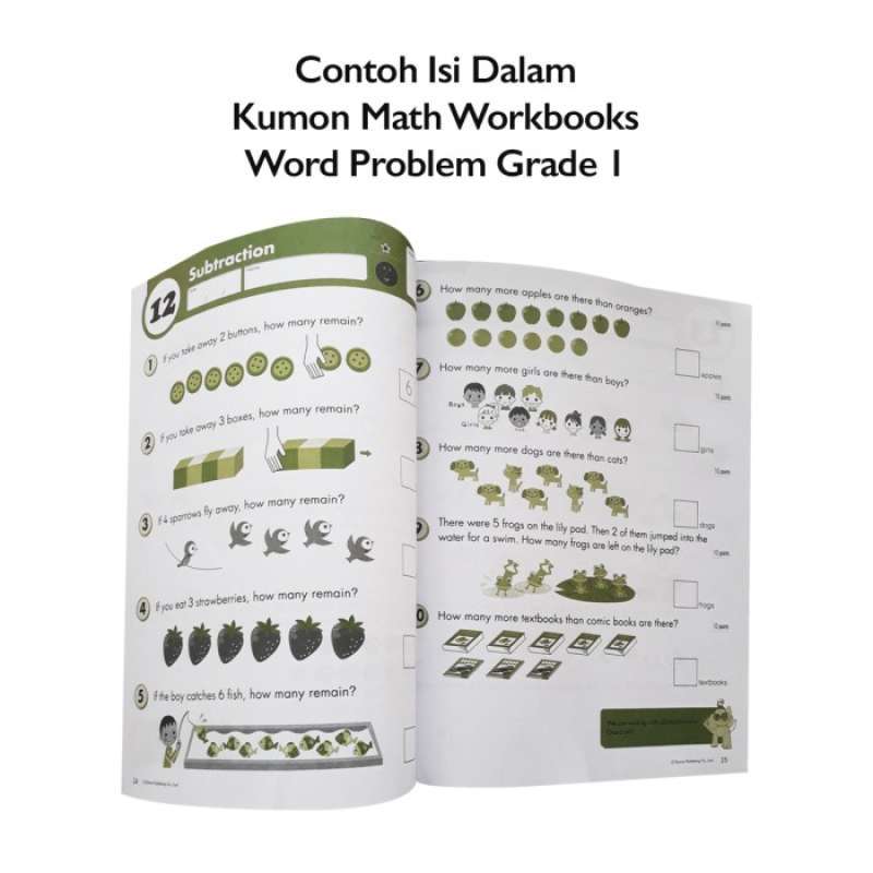 Promo Kumon Math Workbooks Mathematics Reading Writing Buku Latihan ...