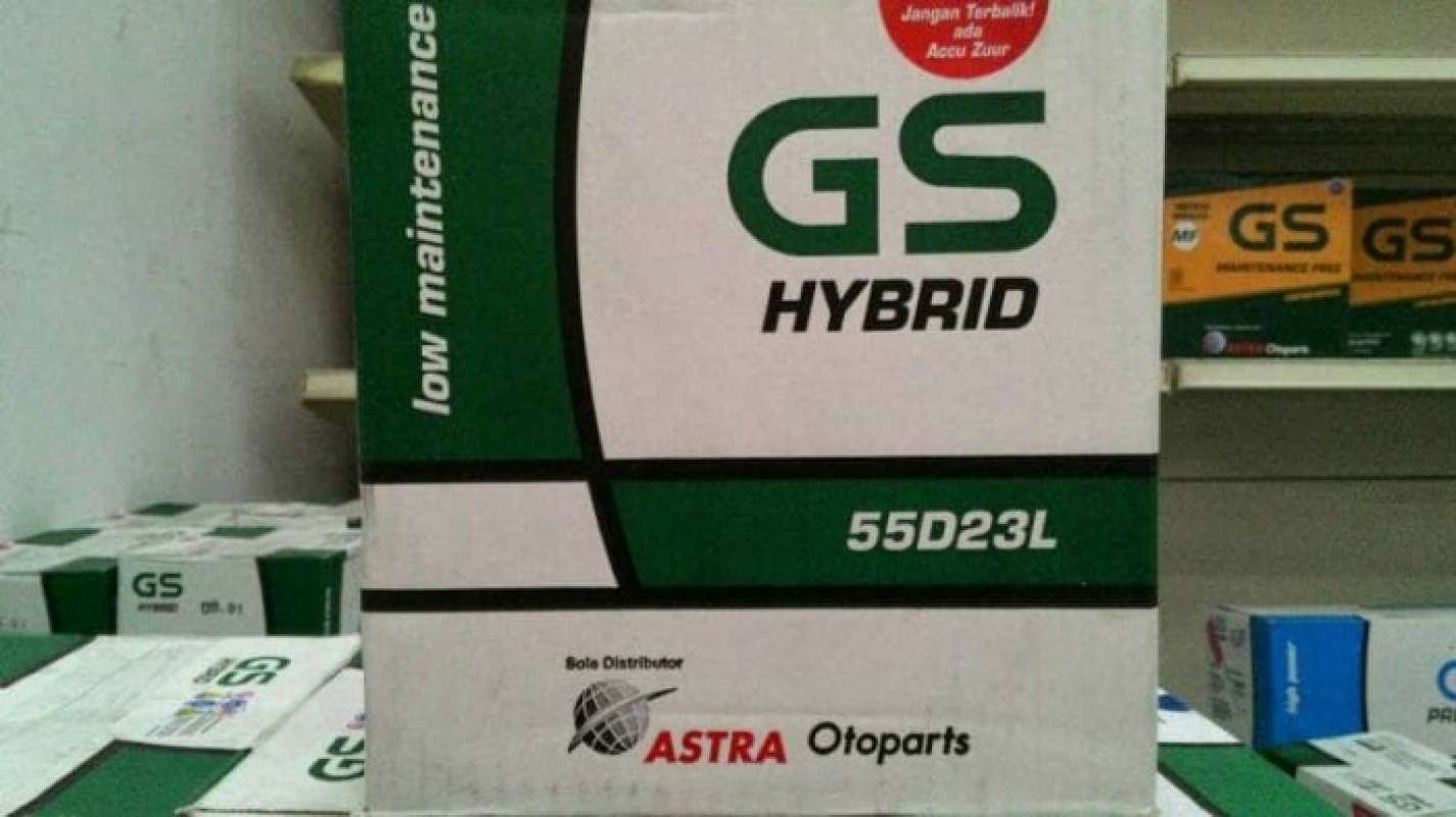 Promo Diskon Aki Mobil Alphard, Gs Astra Hybrid 55d23l Aki Basah Diskon