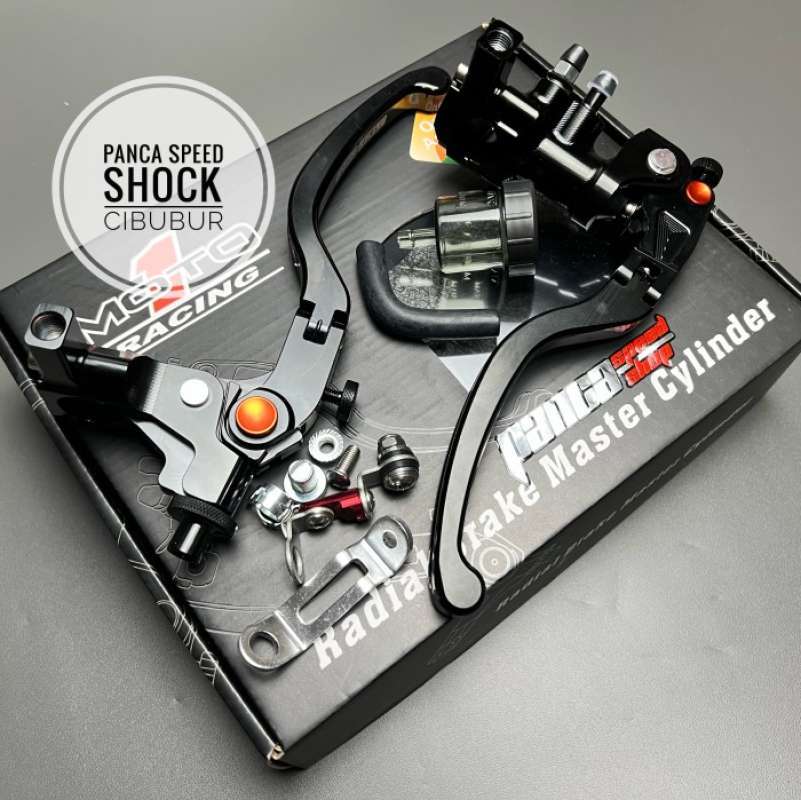 Jual Master Rem Moto 1/ Moto1 Racing Kanan Dan Kiri Kopling Set Black ...