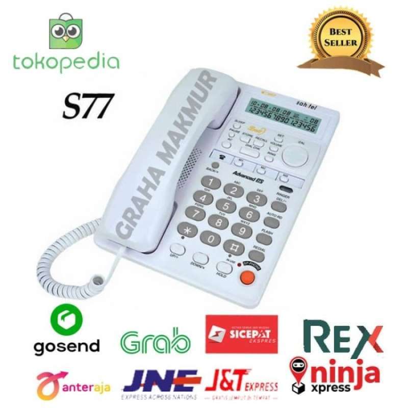 Promo Resmi!!! Sahitel S77 Telepon Rumah Telepon Kantor Diskon 23% Di
