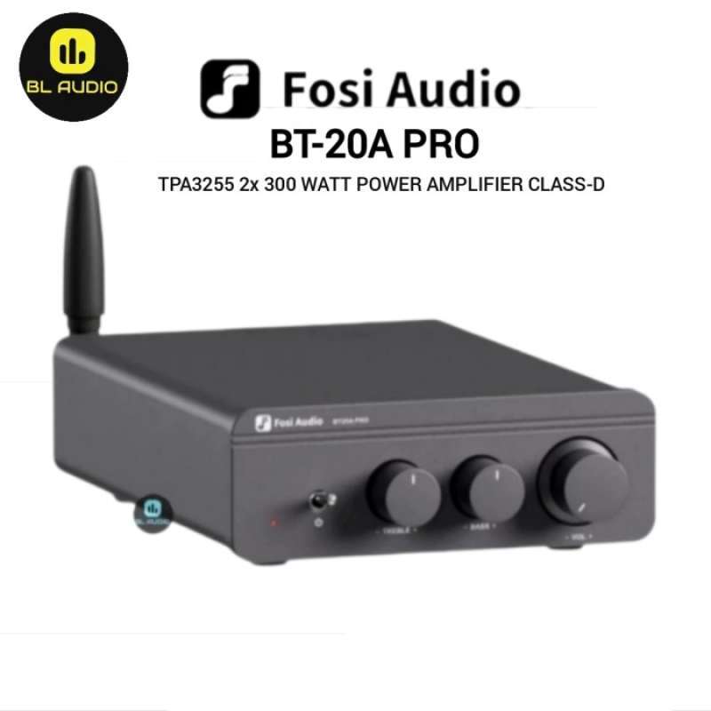 Fosi Audio BL20C 320 Watt Bluetooth 5.0 Stereo Audio Ontvanger Versterker 2.1 CH Mini Hi-Fi Klasse D TDA7498E Geïntegreerde Amp U-Disk Speler voor Home Passieve Luidsprekers Aangedreven Subwoofer
