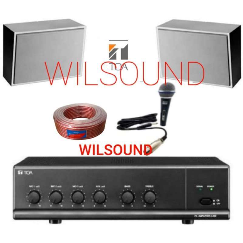Promo Toa Zs 062 Paket Sound System Masjid Amplifier Toa Za 230 Ii