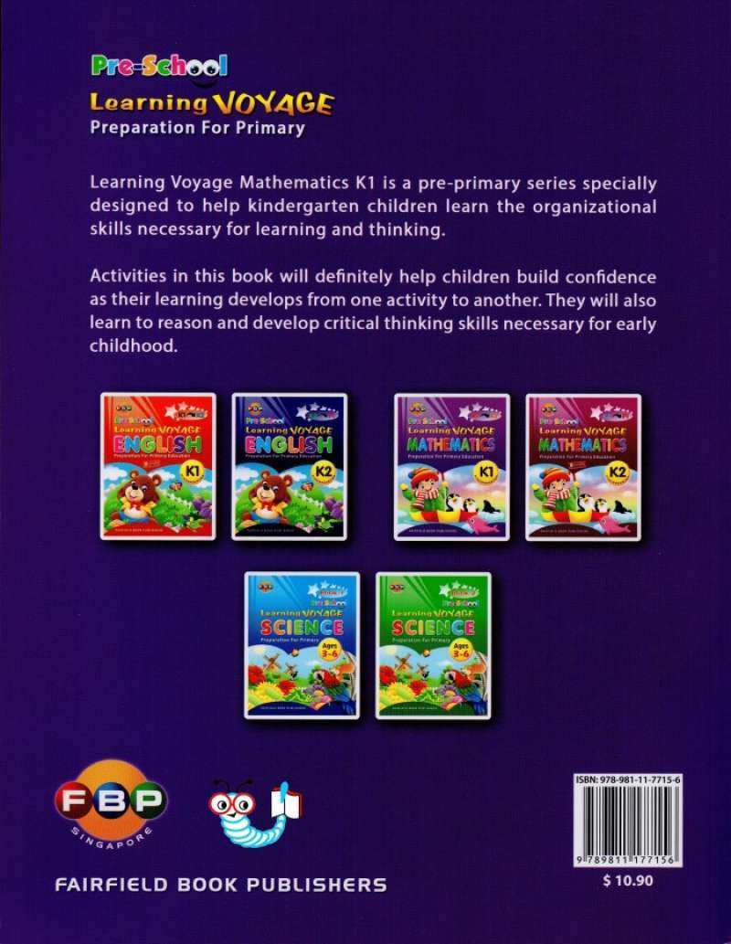 Promo Buku Impor Fairfield Preschool Learning Voyage Mathematics K1 ...