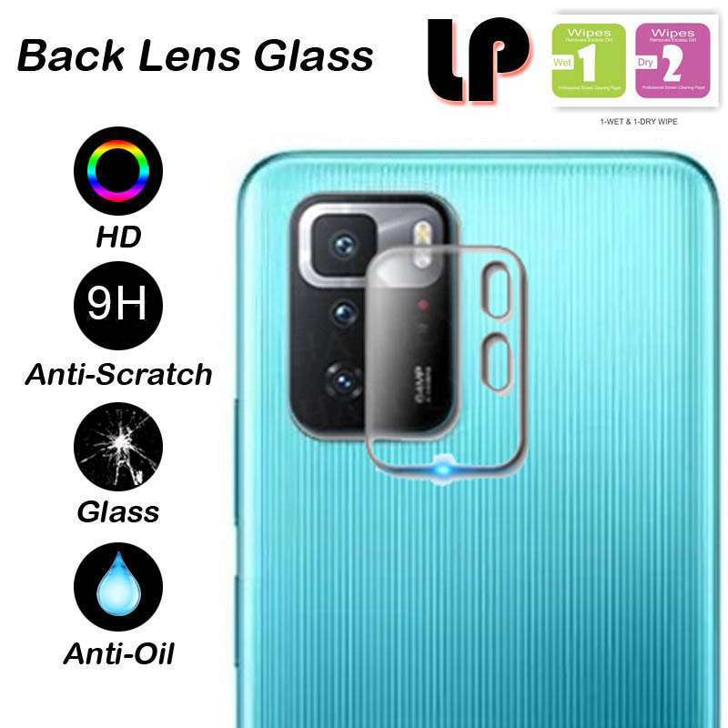 LP Camera Tempered Glass Xiaomi Poco X3 GT Cover Protector Guard Lensa  Lens Kaca Clear Bening Kamera