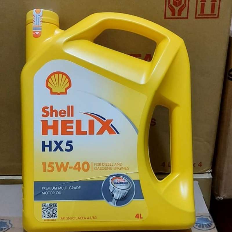 Promo Shell Hx5 15w-40 4l Oli Shell Barcode Hijau Terbaik Diskon 34% Di ...
